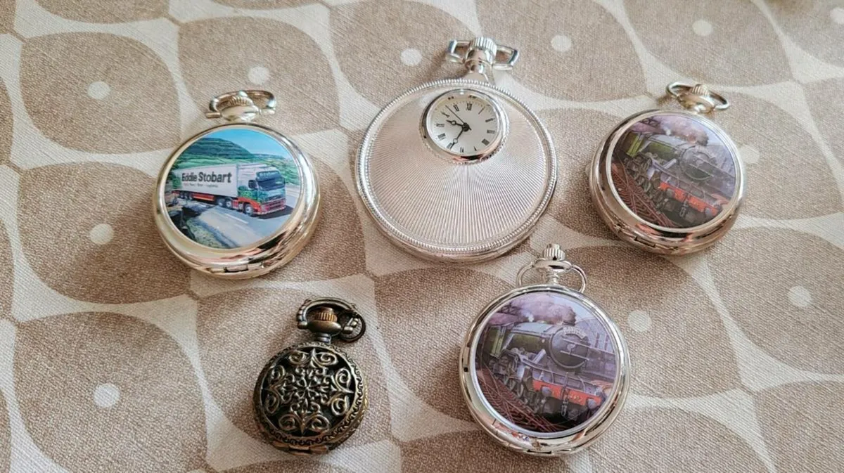 5 pocket watches - Image 1