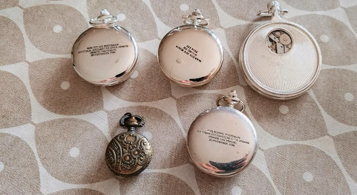 5 pocket watches - Image 3