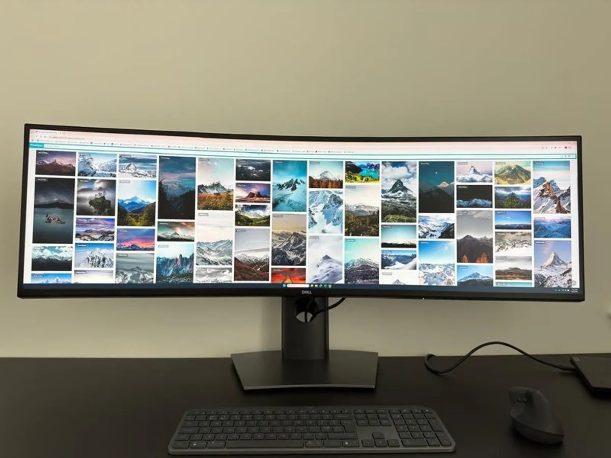 Dell U4919DW UltraSharp 49" Curved Monitor - Image 1