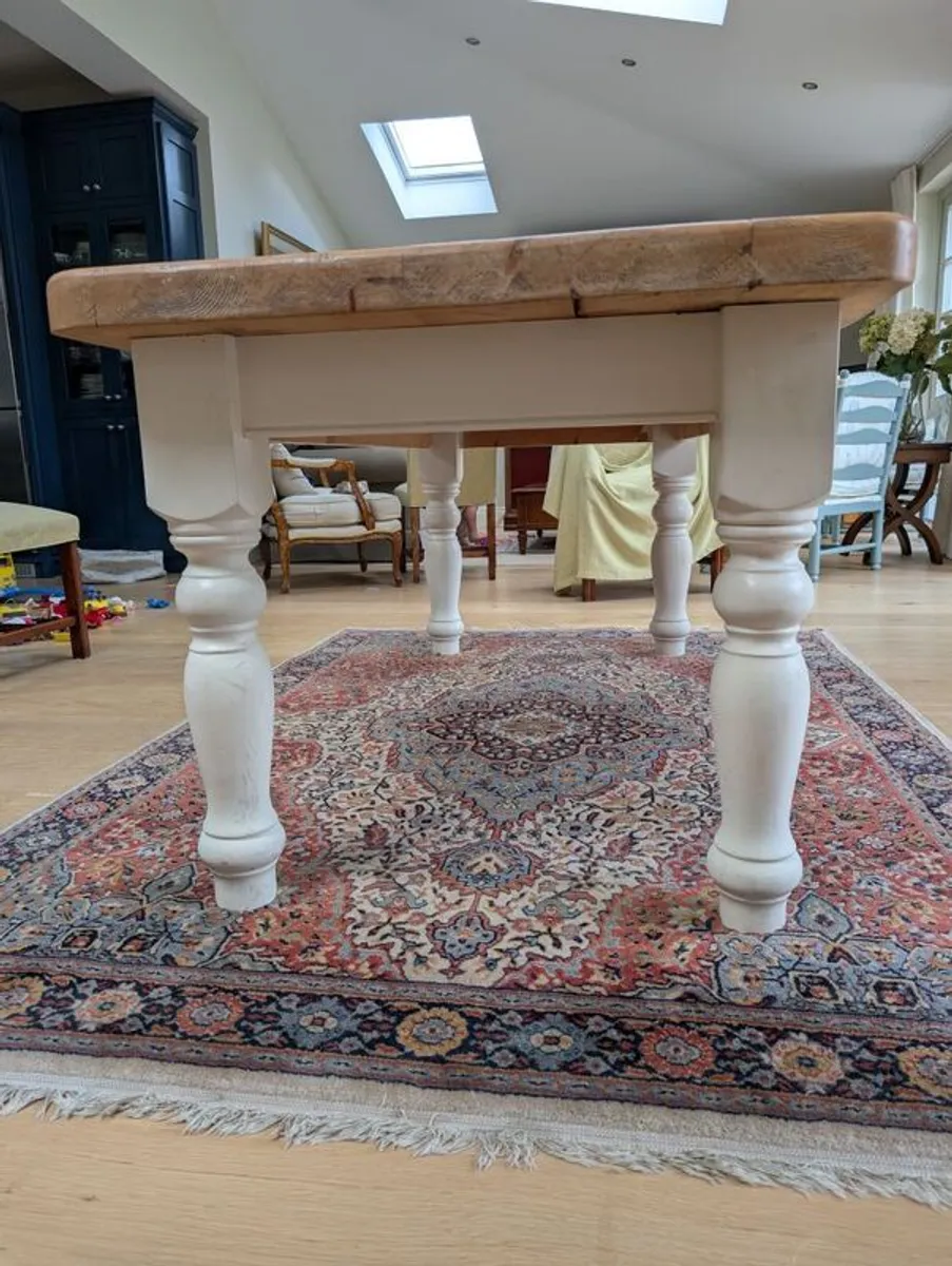 Solid Wood 8 Seater Dining Table - Image 4