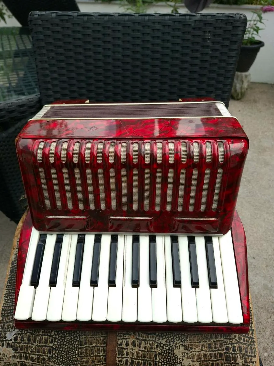 Lovely old Vintage Accordian with Original Case - Image 4