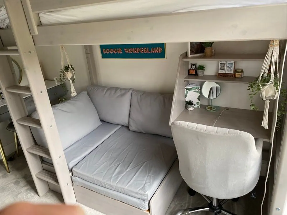 Flexa Greywash Classic High bed - Image 4