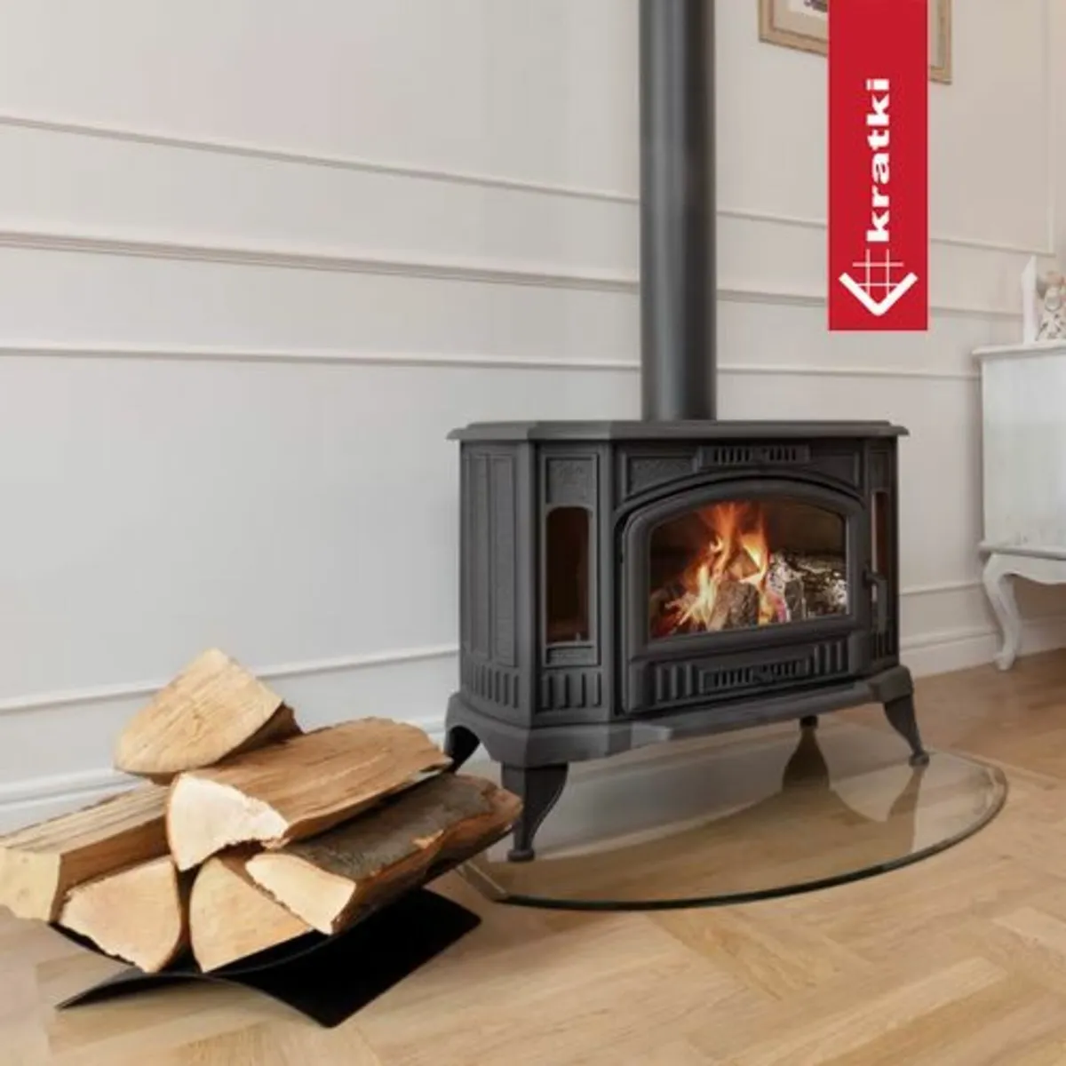 Free Standing Boiler Stoves K9 Ø 150 10 kW - Image 4