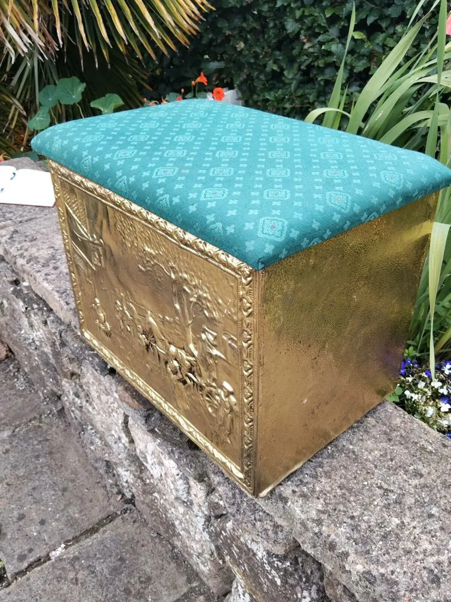 Vintage brass box - Image 2