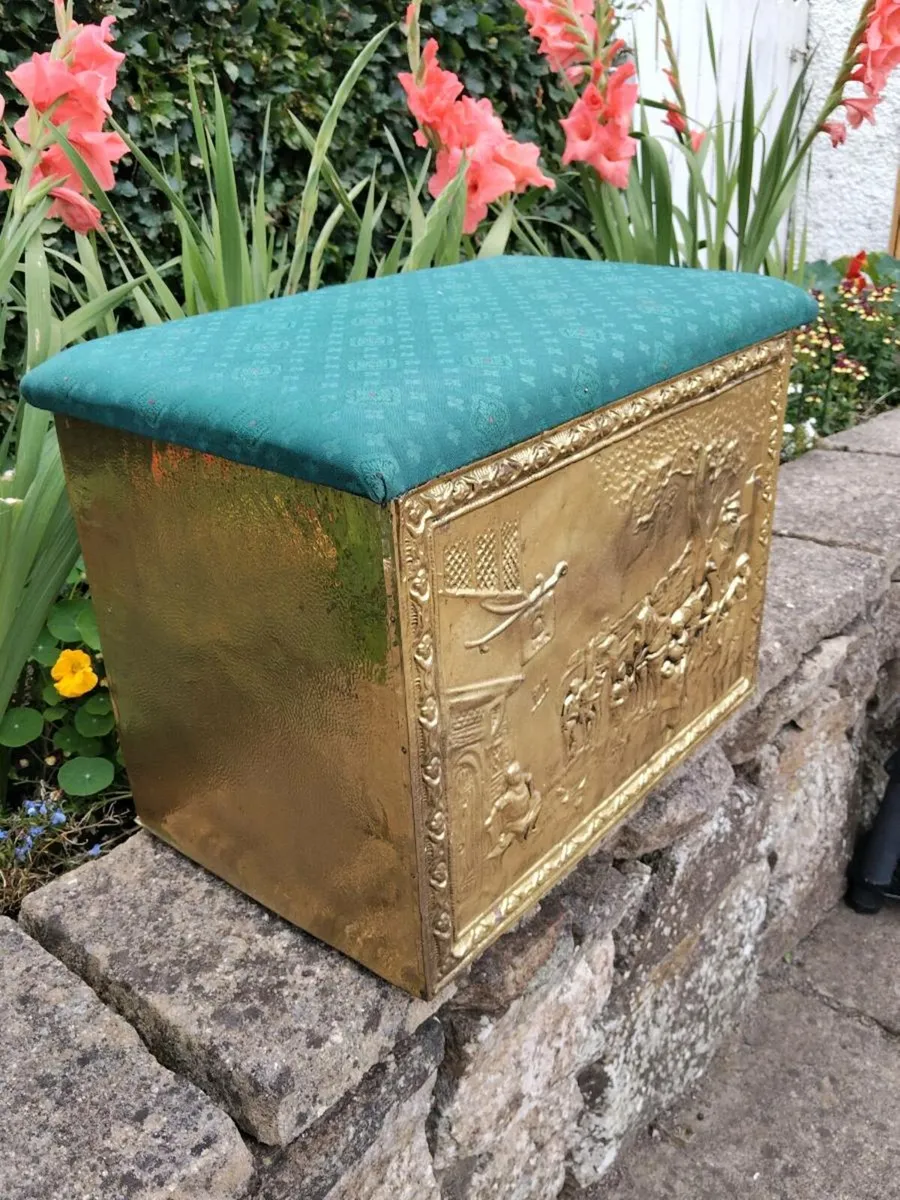 Vintage brass box - Image 3