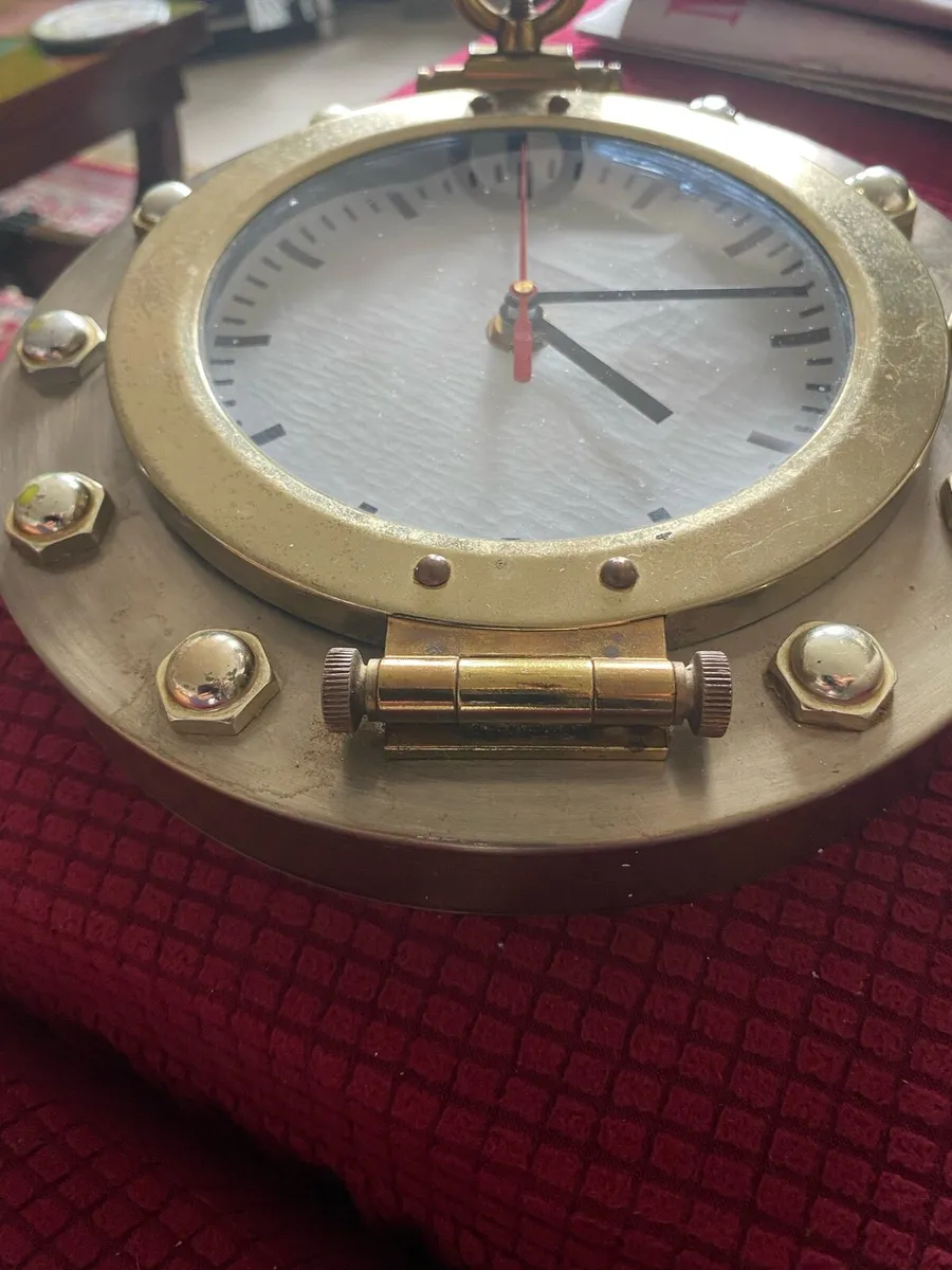 Vintage Nautical Style Clock - Image 4