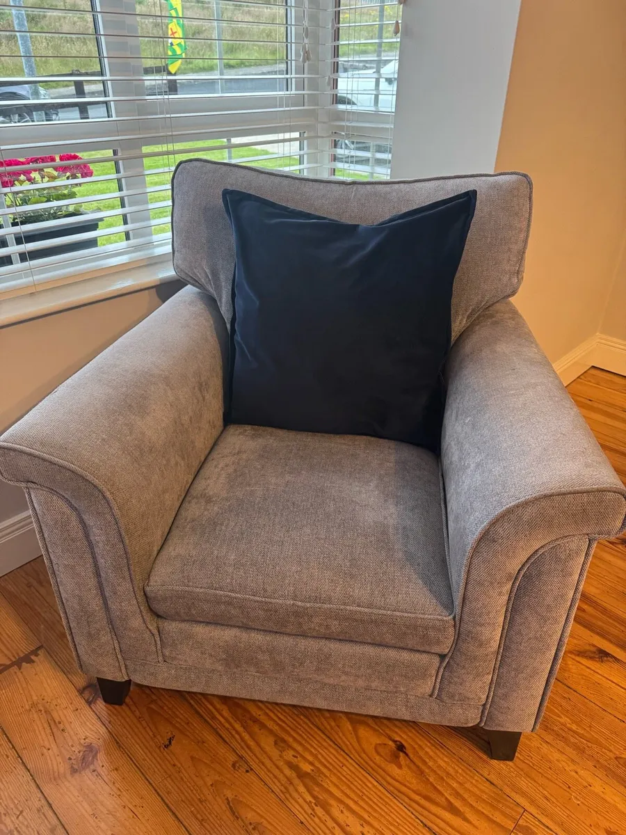 Light grey fabric sofa 3,1,1 - Image 3