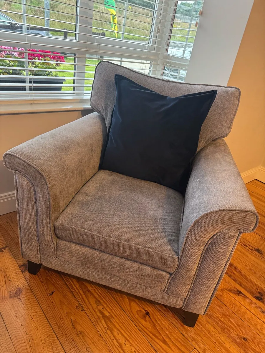 Light grey fabric sofa 3,1,1 - Image 4