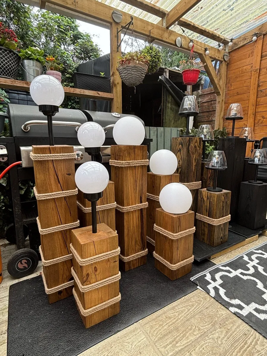 Handmade solar outdoor lamps🔥🔥🔥 - Image 1