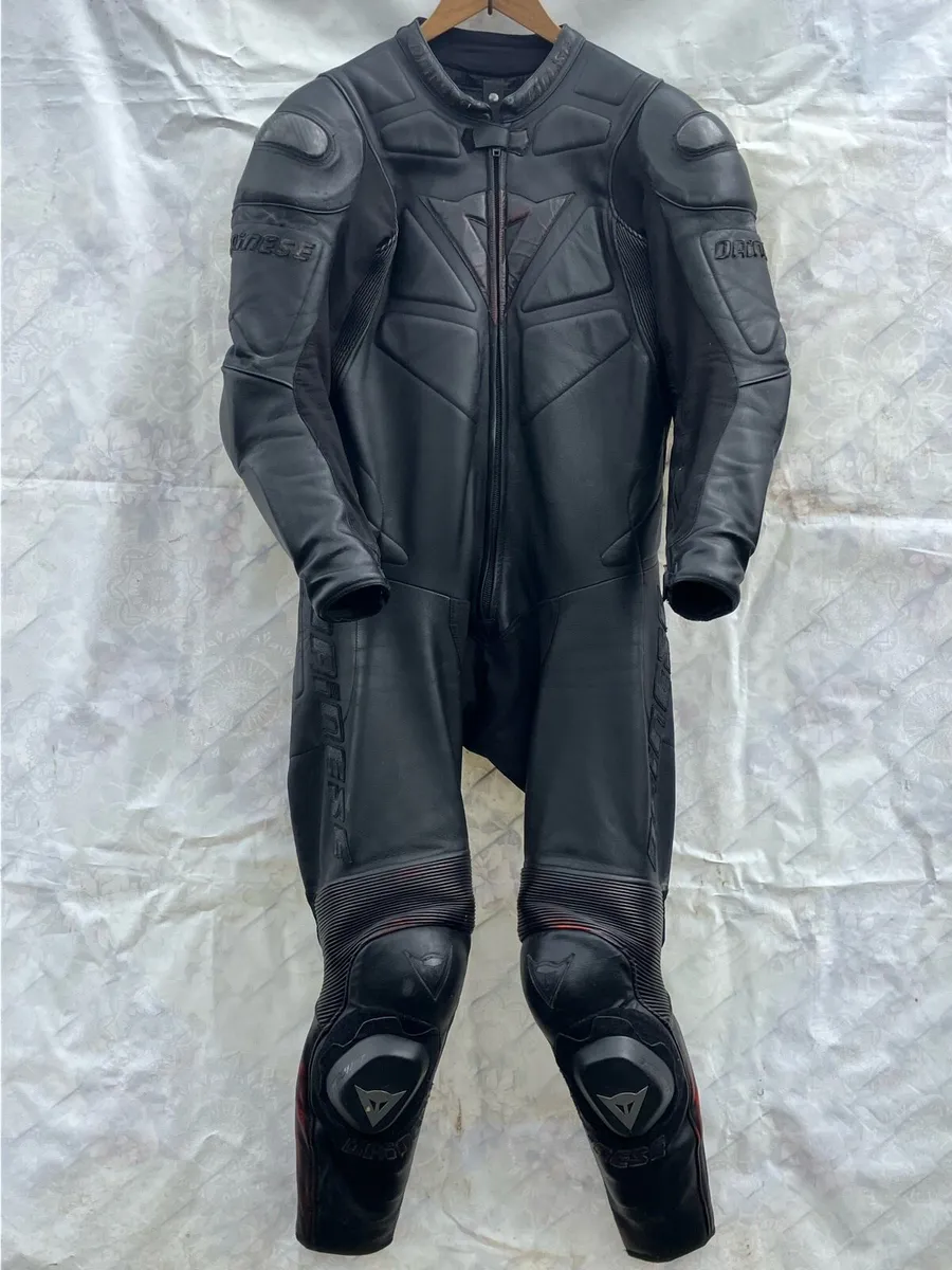 Dainese One Piece Leather Motorcycle Suit. - Image 1