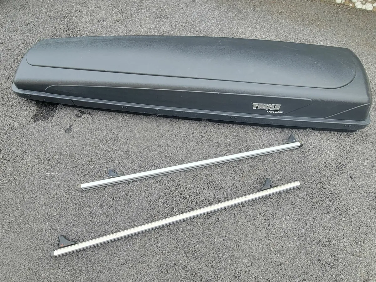 Thule Roof Box & Nordrive Roof Rails - Image 1
