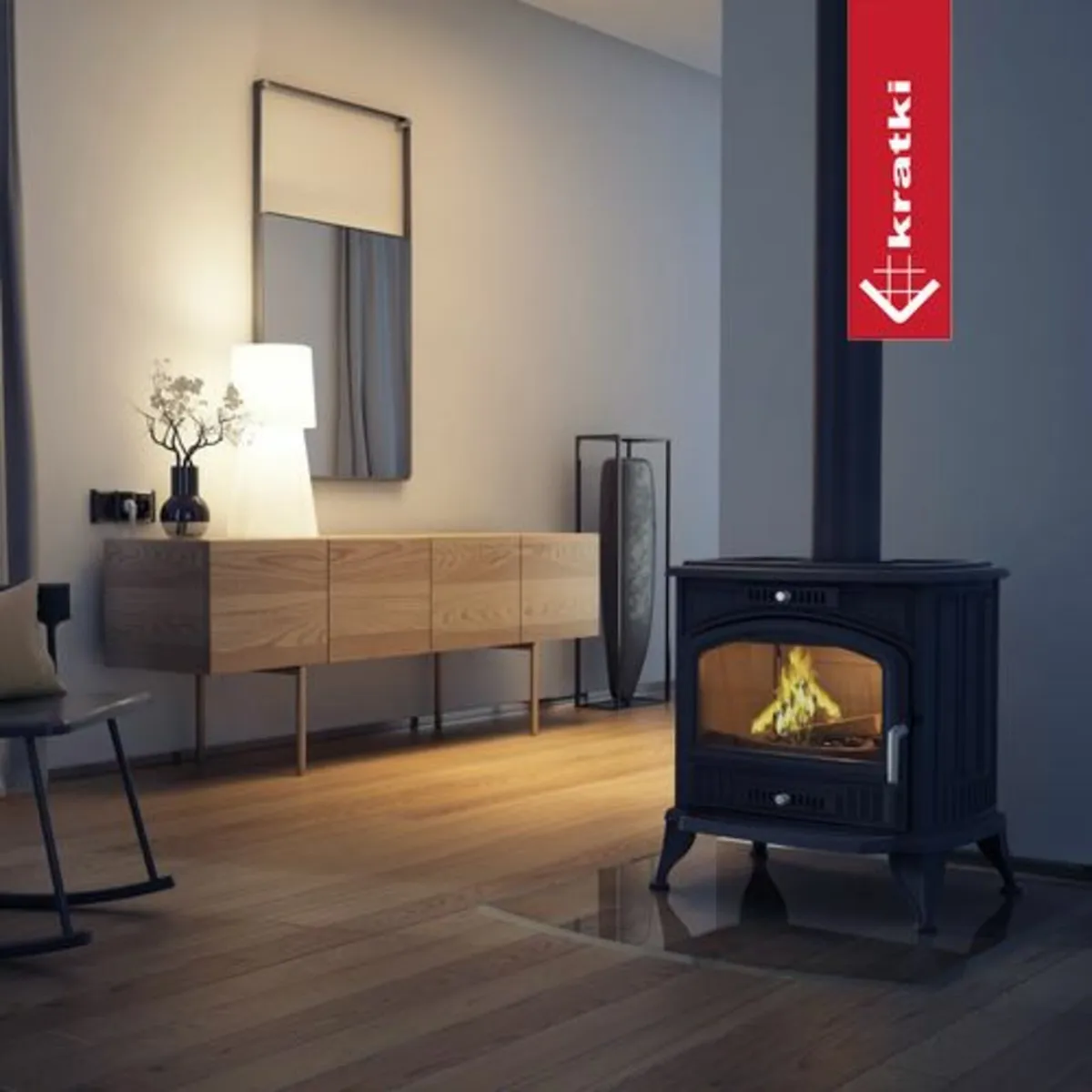 BOILER STOVE  K6 Ø 150 8 kW - Image 2