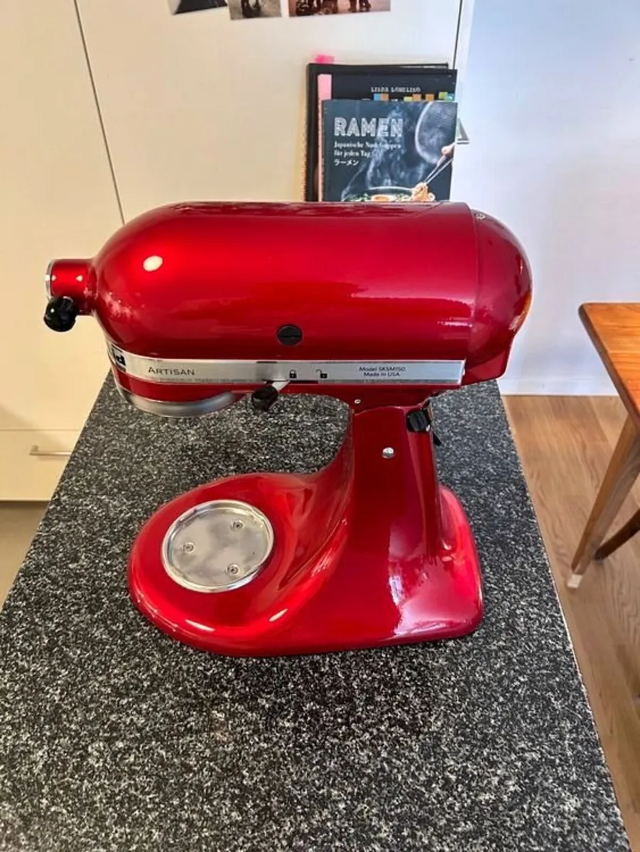 Like New KitchenAid Artisan Mixer Red Full Working - Image 2