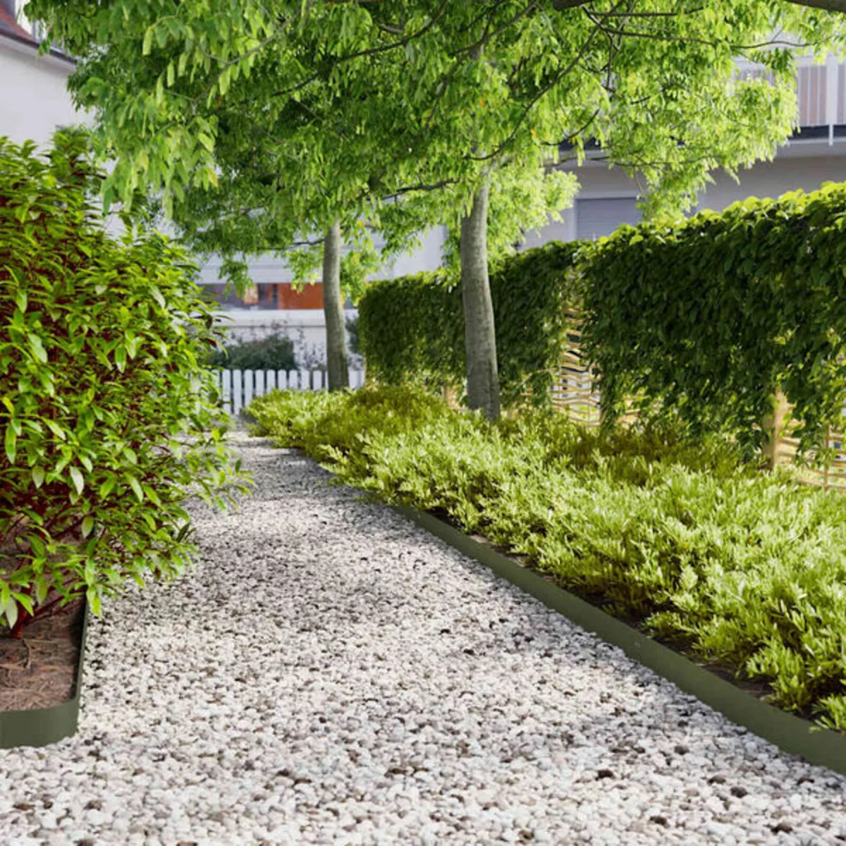 Lawn Edgings 50 pcs Olive Green 10x103 cm Cold-rol - Image 2