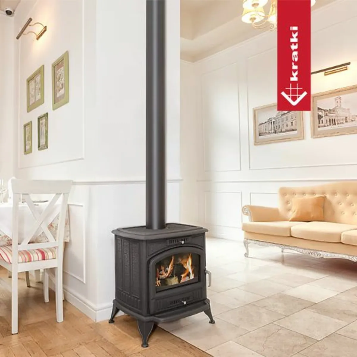 BOILER STOVE  K6 Ø 150 8 kW - Image 4