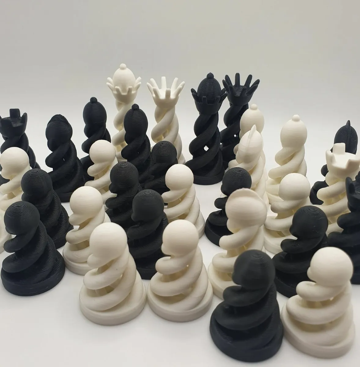 Spiral Chess Set - Made in Ireland - Image 1