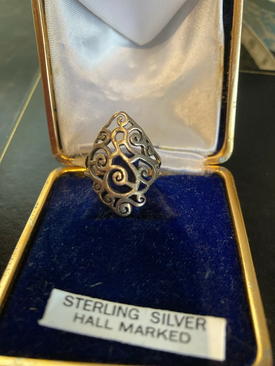 Sterling Silver Celtic design ring - Image 1