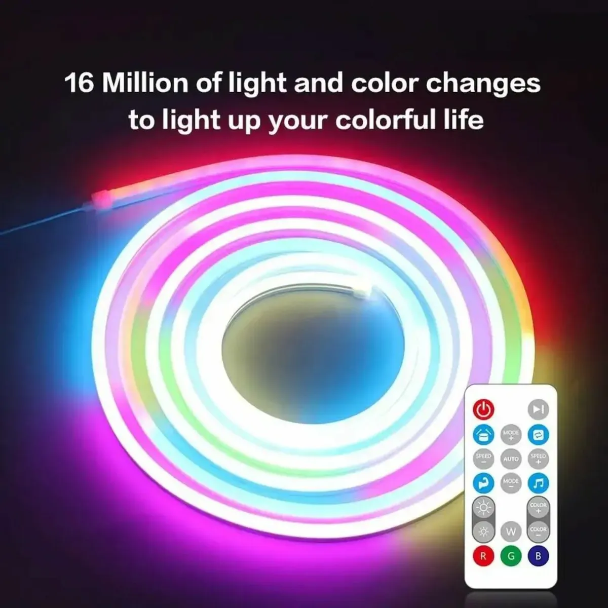 LED Neon Rope Lights 5m - Image 2