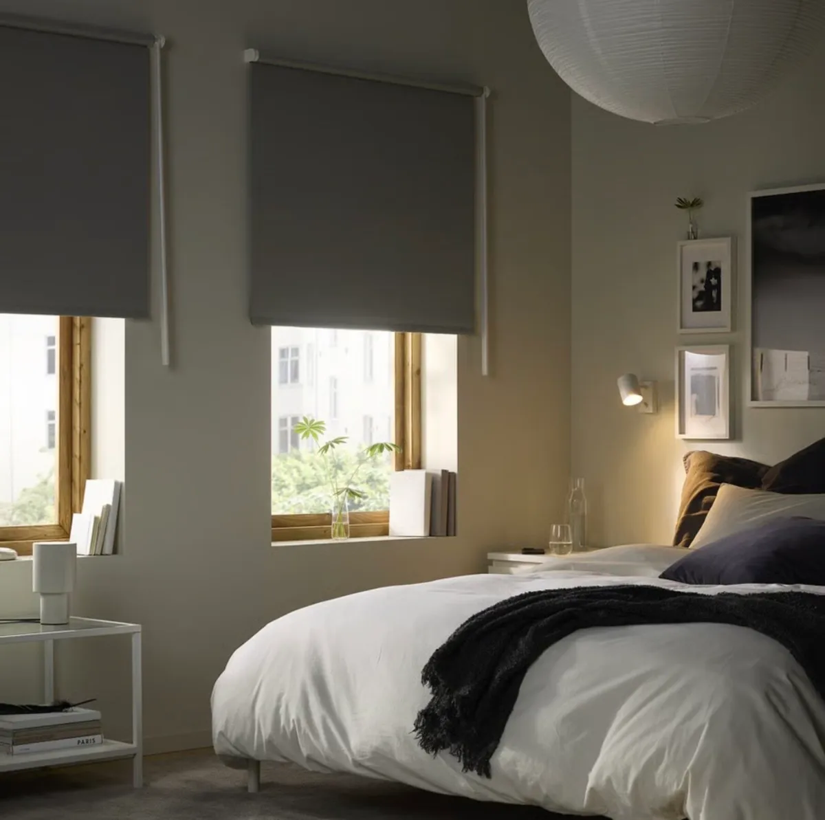 IKEA Grey Block-Out Roller Blind - Image 2