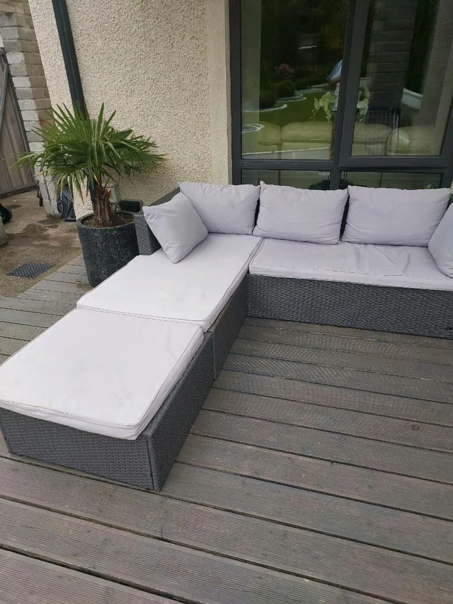 Corner sofa rattan - Image 2