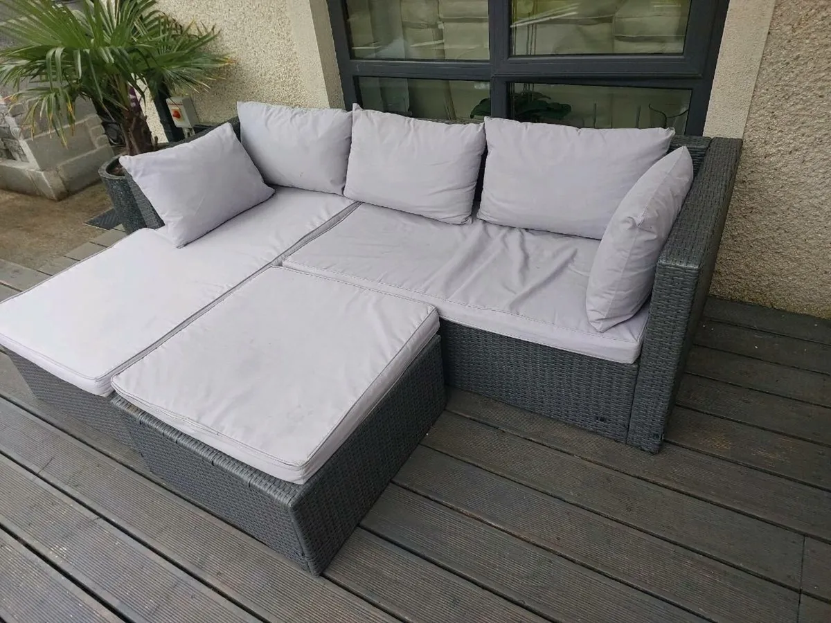 Corner sofa rattan - Image 3