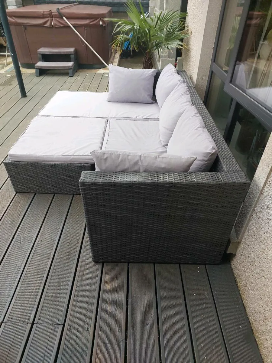 Corner sofa rattan - Image 4