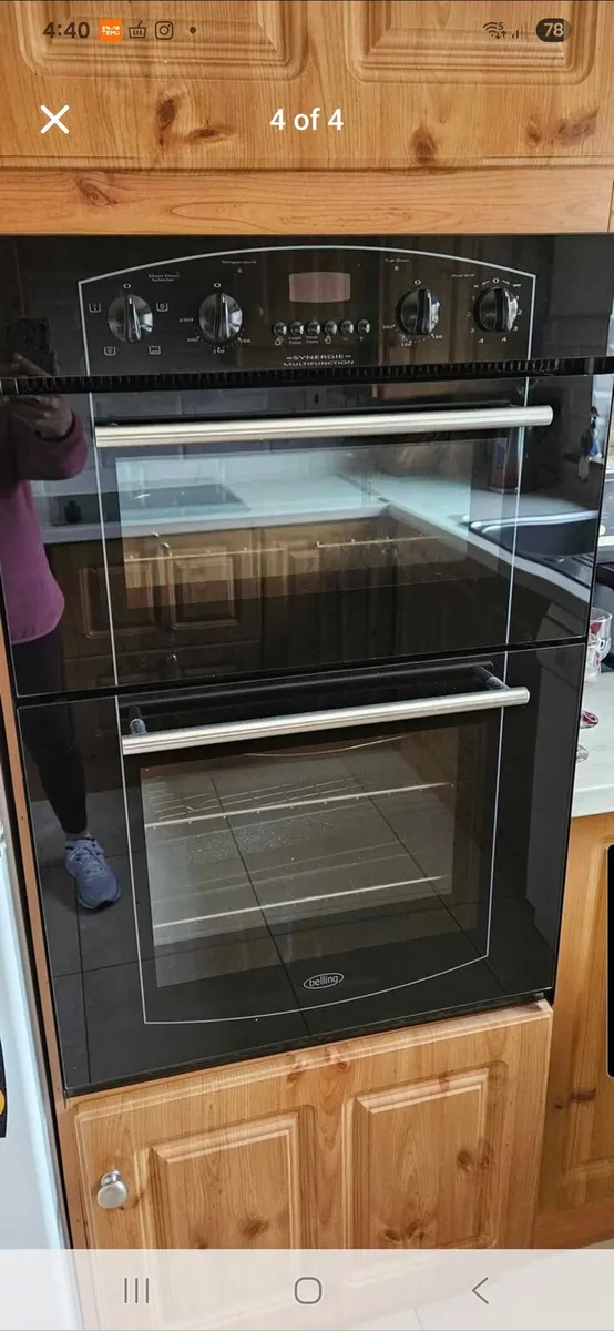 'Belling' double oven - Image 1