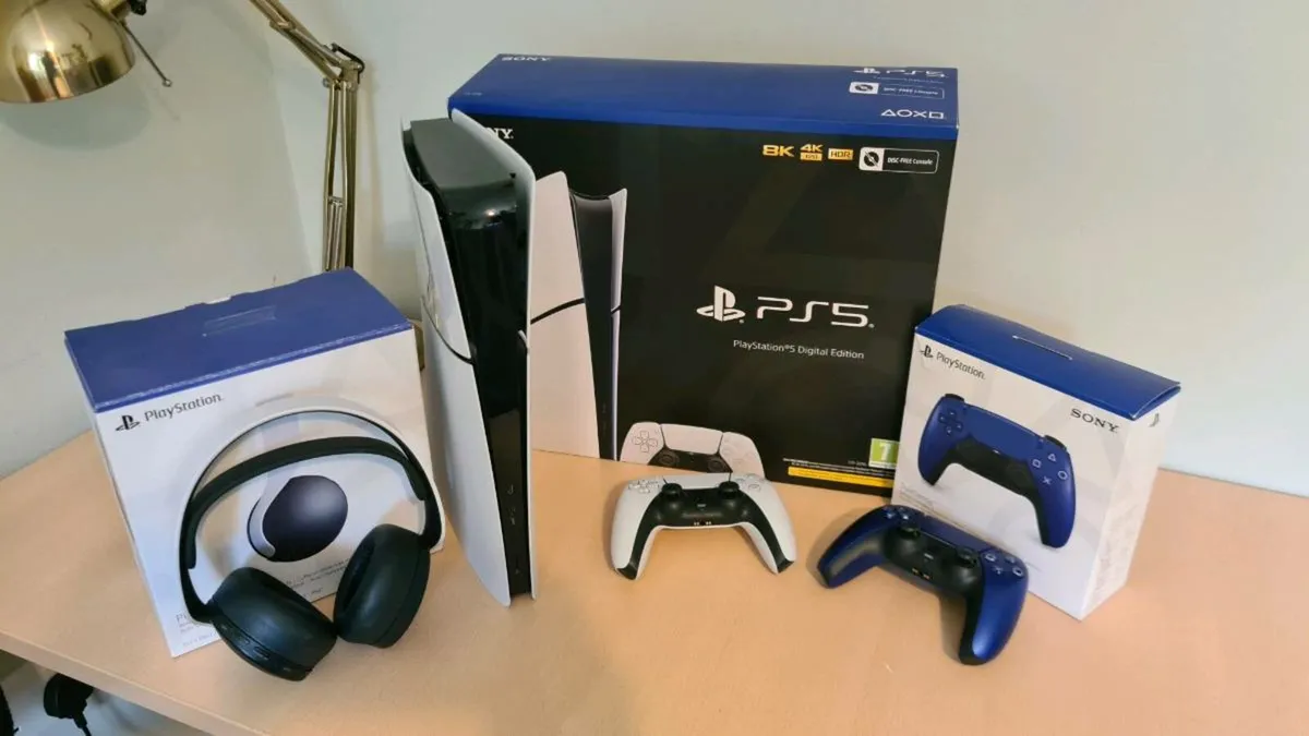 Playstation 5 Digital Edition Slim Bundle - Image 1