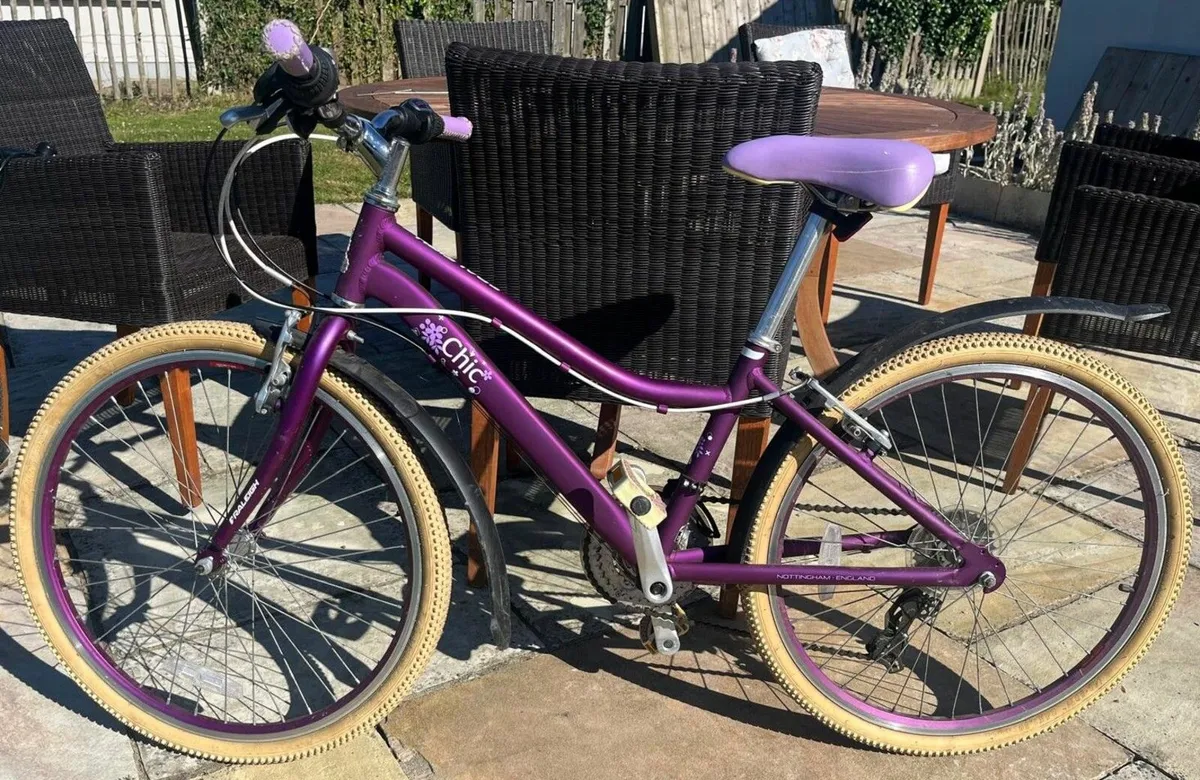 Raleigh Chic 24w Girls Junior Bike - purple - Image 1