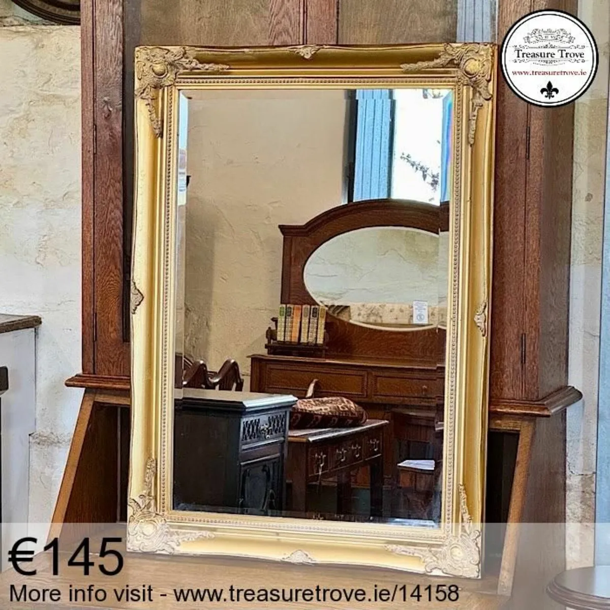 Vintage and Antique Overmantle Mirrors - Image 4