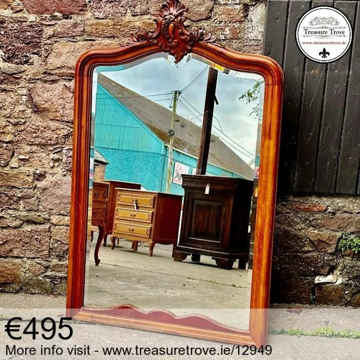 Vintage and Antique Overmantle Mirrors - Image 2