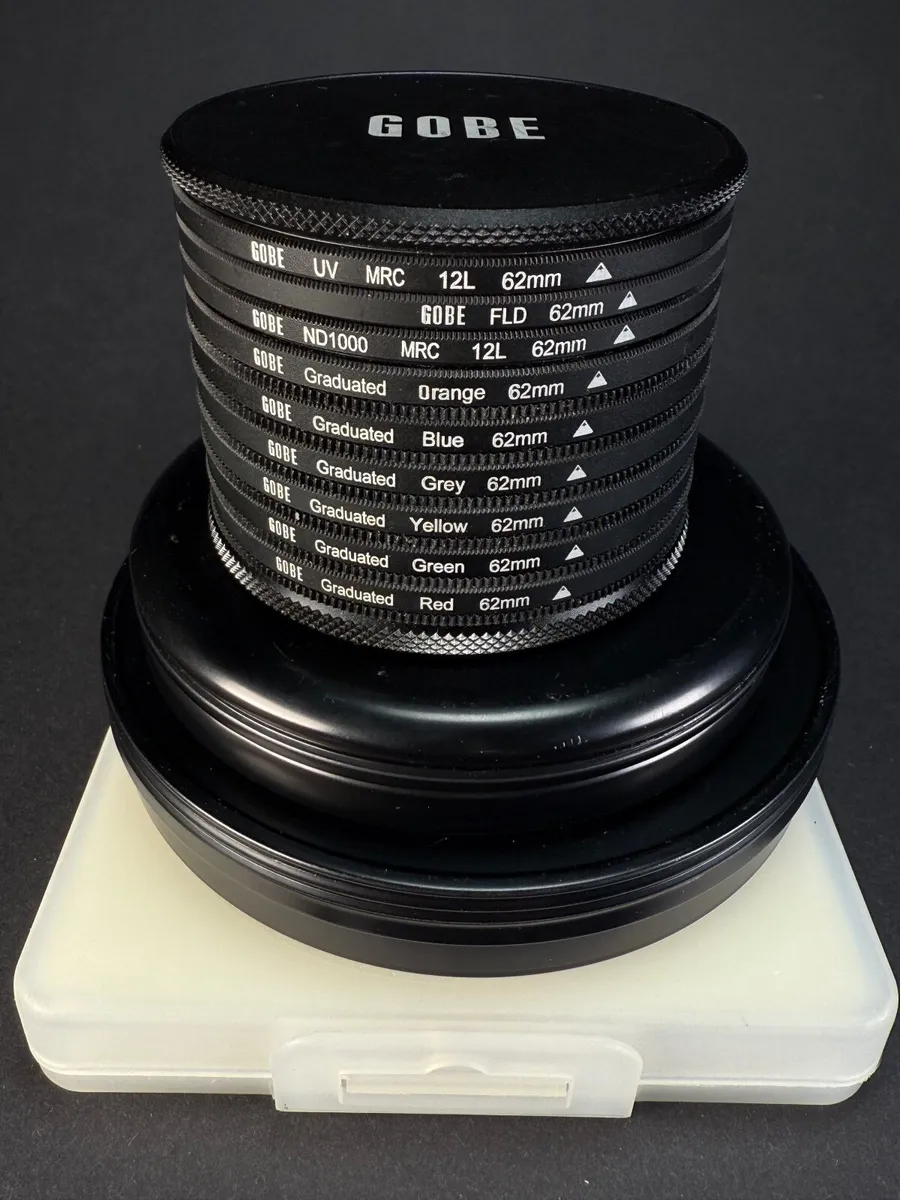 62 mm filters K&F Concept, Gobe,Hoya Urth-job lot. - Image 1