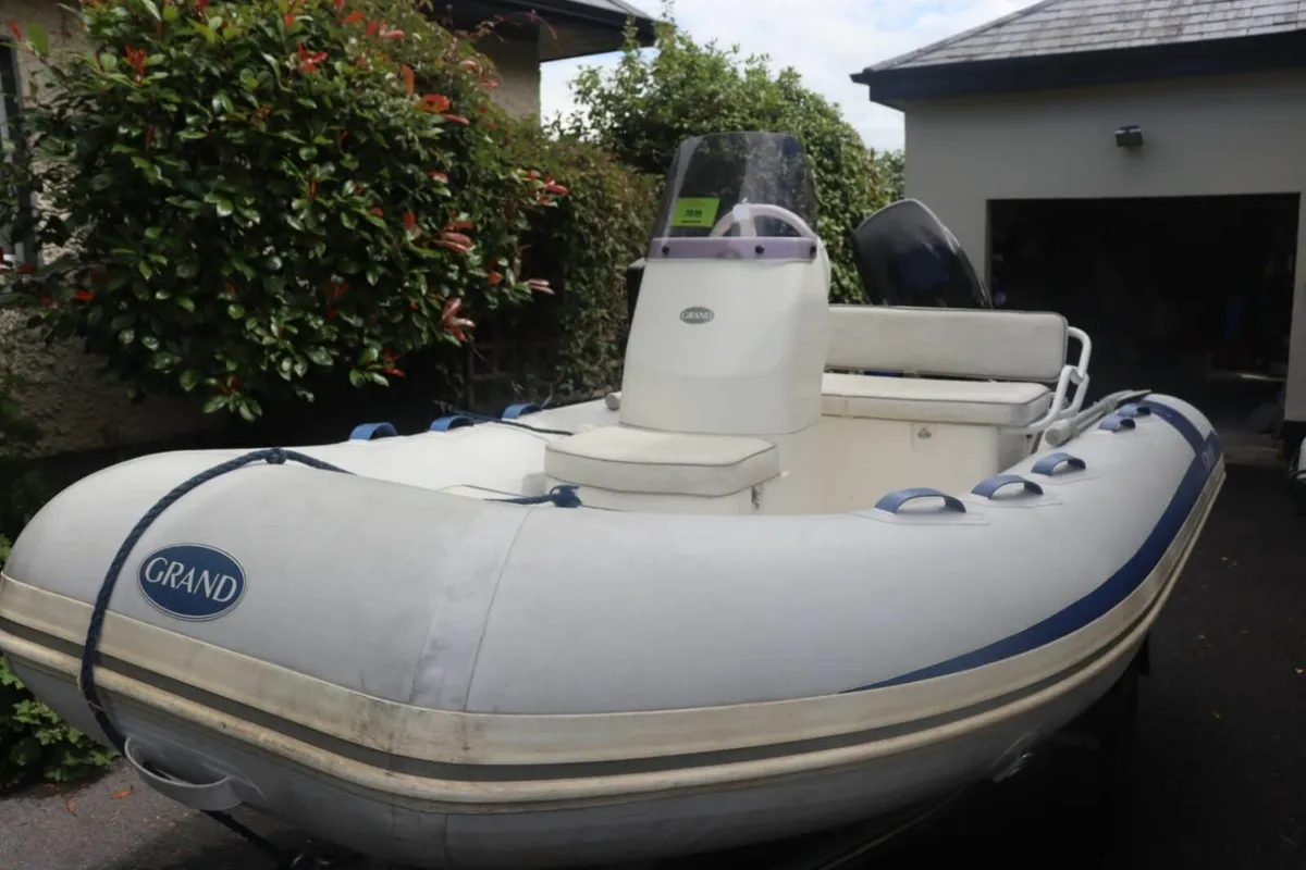 Grand Rib 3.7m with Mercury 25HP 4 stroke engine - Image 1