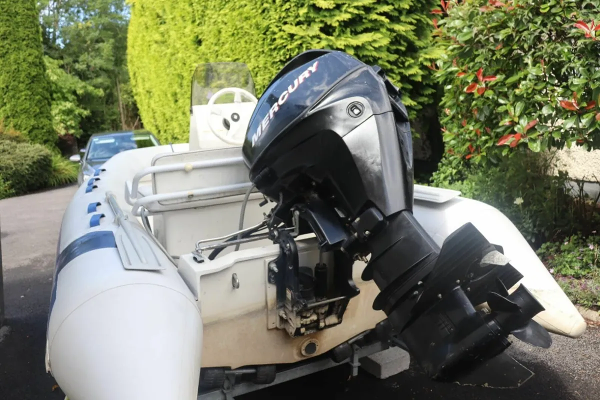 Grand Rib 3.7m with Mercury 25HP 4 stroke engine - Image 2
