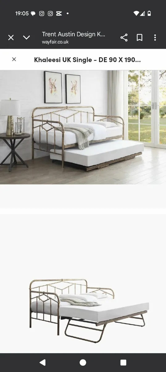Daybed with 2 mattresses - Image 1