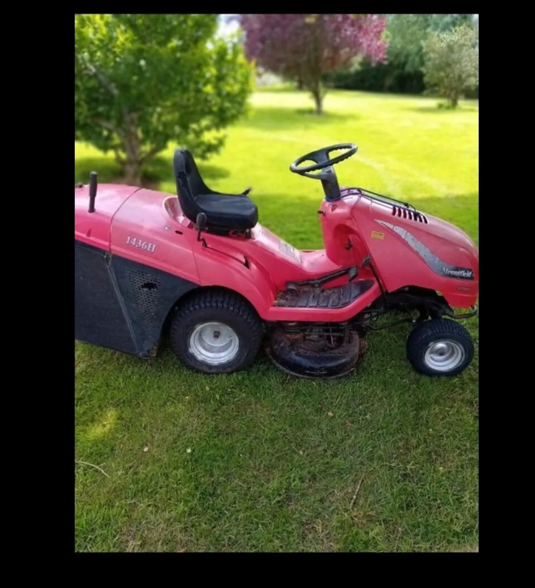 Ride on mower