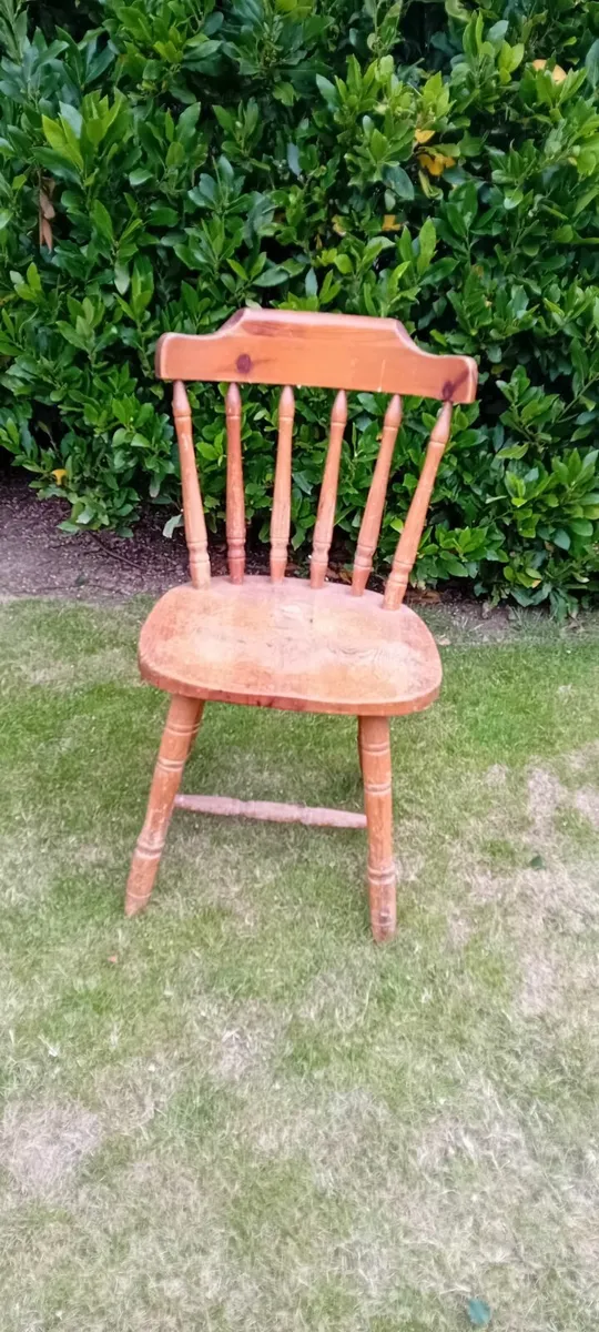 Wooden kitchen chair