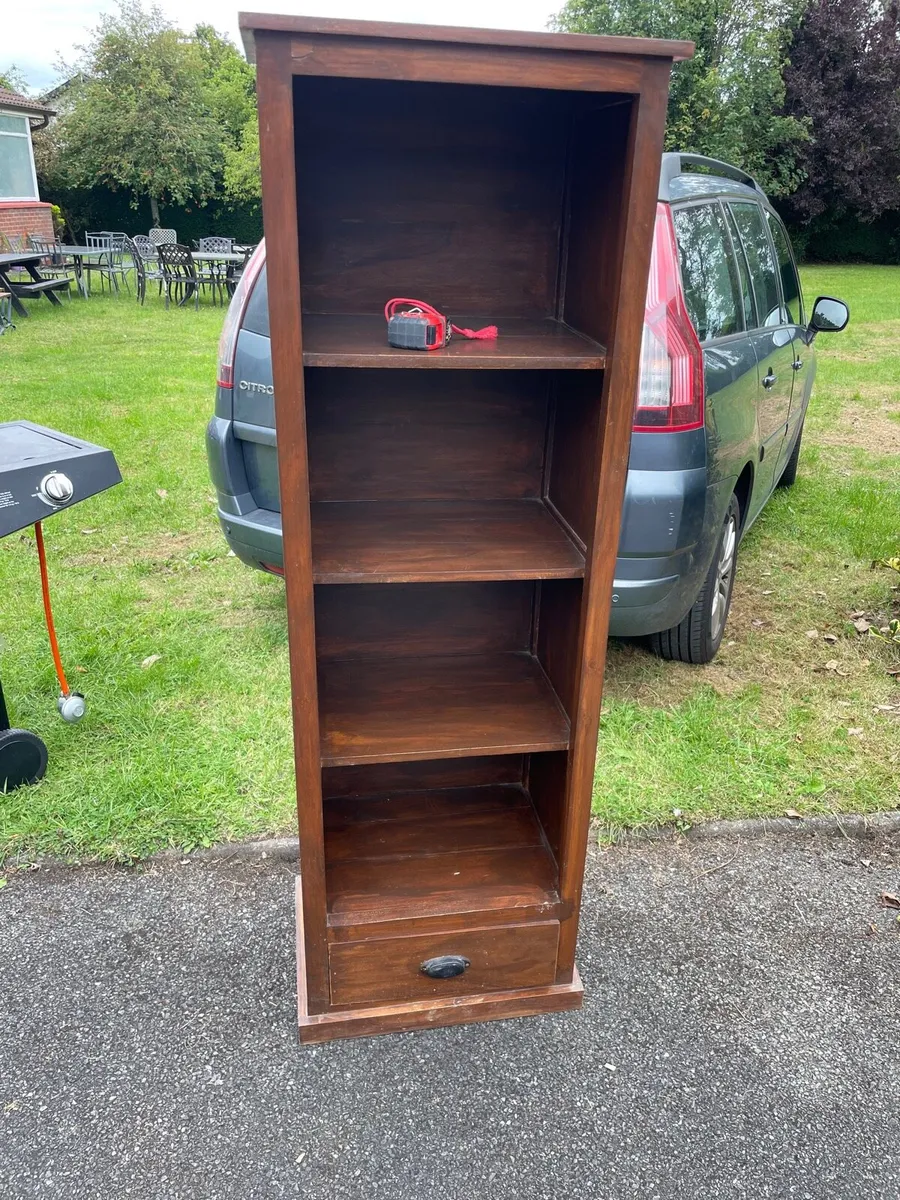 Tall narrow book shelf - Image 2