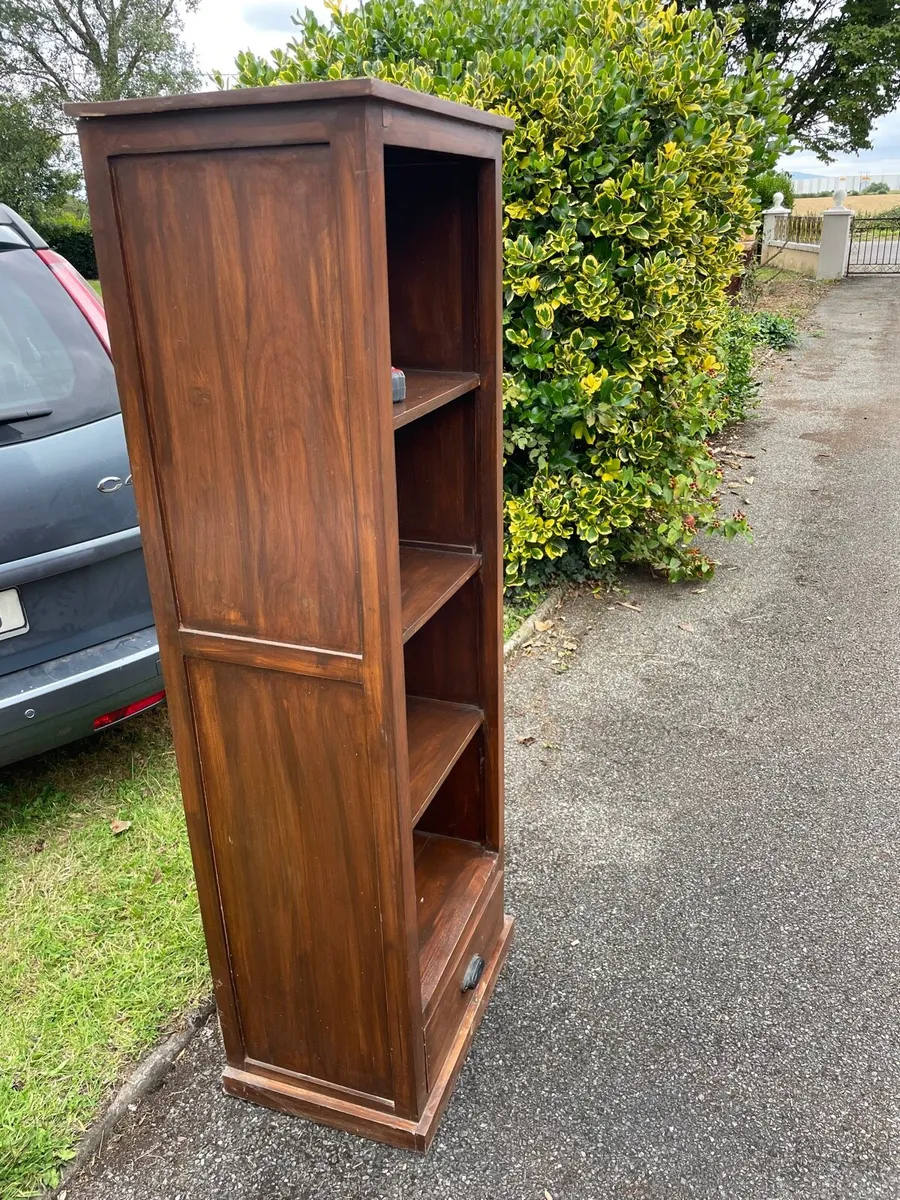 Tall narrow book shelf - Image 4