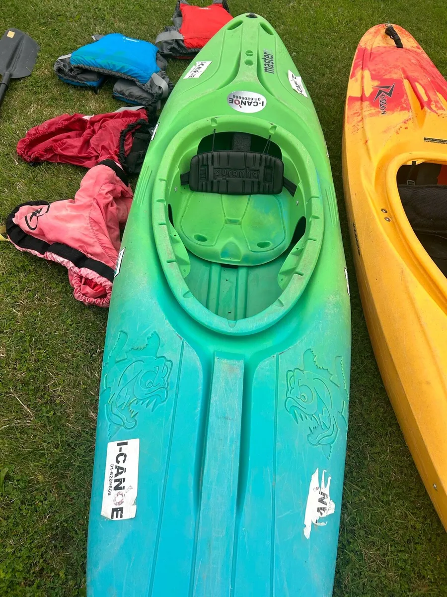 2 Kayaks + Spraydecks + Lifejackets - Image 3