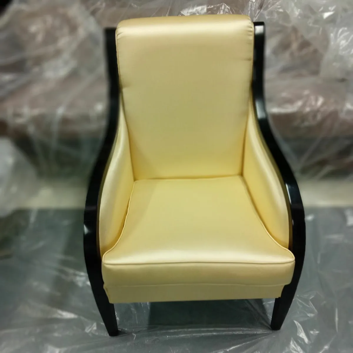 Armchair Black laccato - Image 1