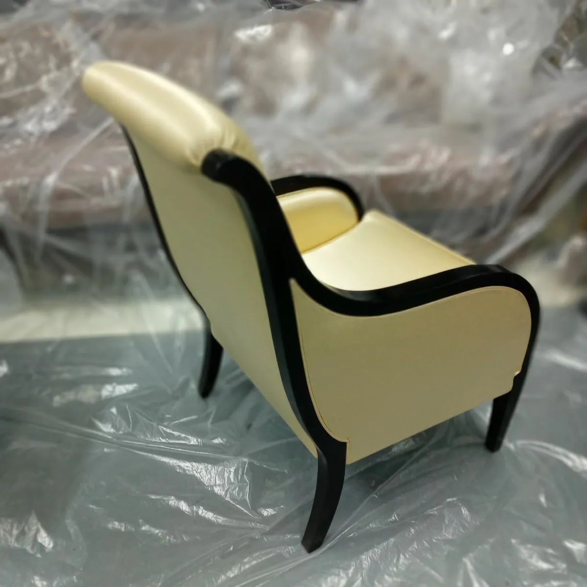 Armchair Black laccato - Image 3