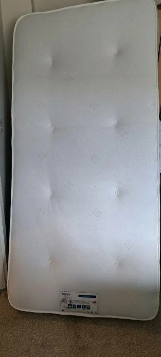 Single Mattress with Grey Divan Base - Image 2