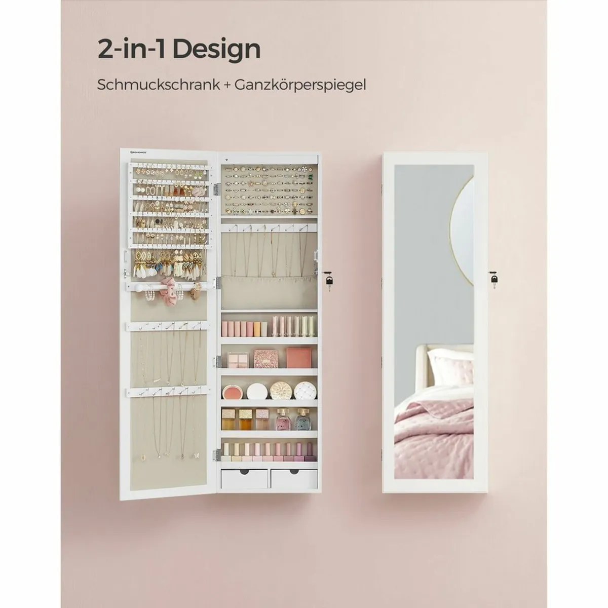 Elegant jewellery cabinet hanging jewellery cabine - Image 3