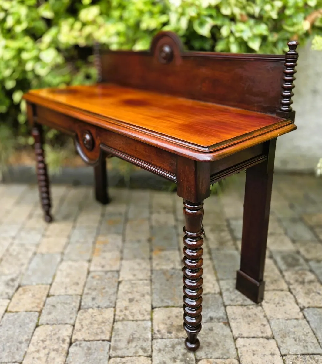 Large Victorian Console Table- Circa 1860 - Image 1