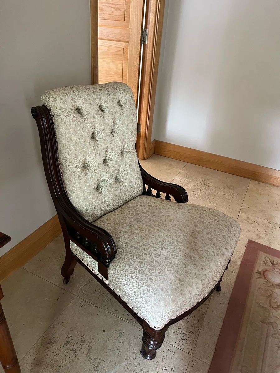 Pair of armchairs Victorian - Image 1