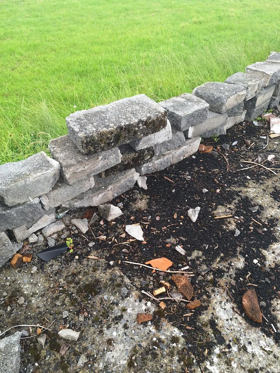 Broken cement blocks - Image 1