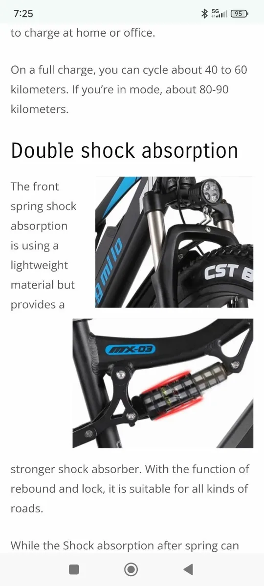 Electric Fat Tire Mountain bike - Image 2