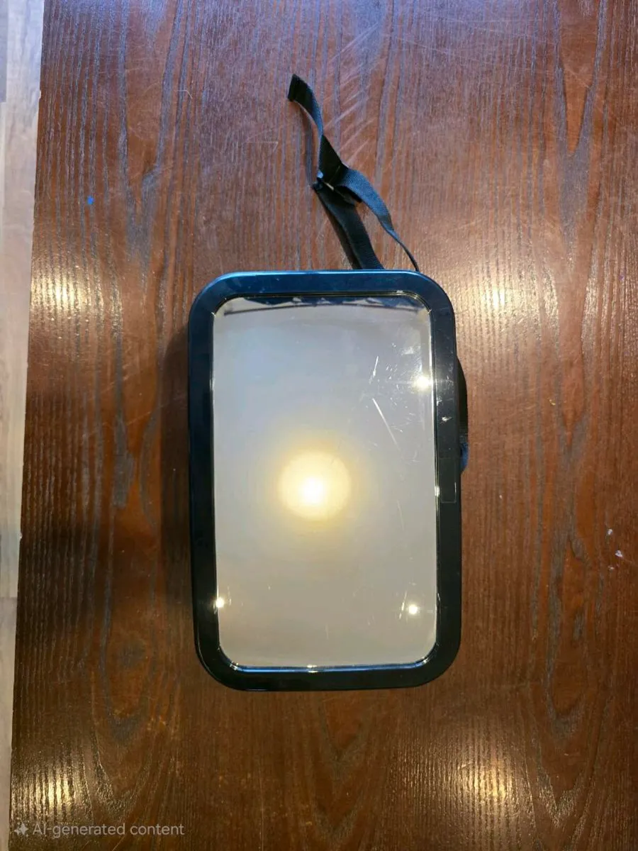 Car Seat Mirror, Black, Rear Seat Mirror - Image 1