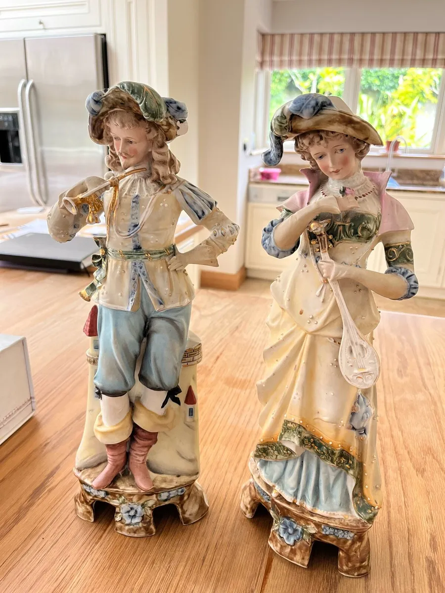 Ornaments pair of figurines - Image 1